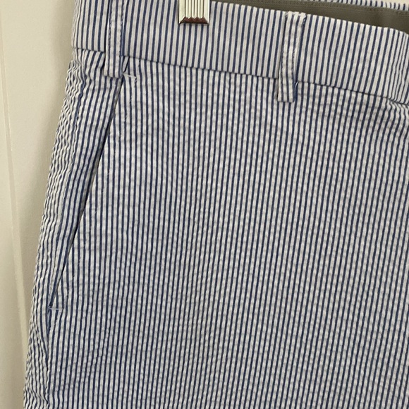 Britches by Samtex Seersucker Shorts Flex Stretch Waistband. Size 38 - Picture 6 of 8